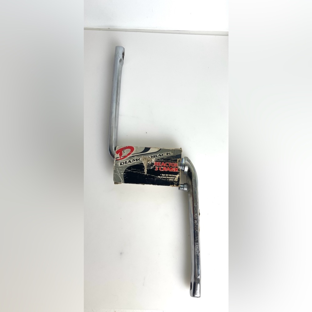 Vtg Diamondback Reactor 3 Crank Old School BMX 80s 175mm Chrome CW175CR